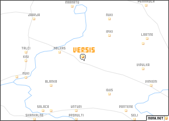 map of Vērsis