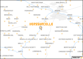 map of Vers-sur-Celle