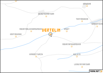 map of Vertelim