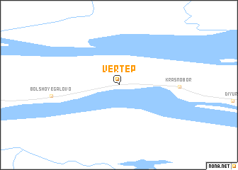 map of Vertep