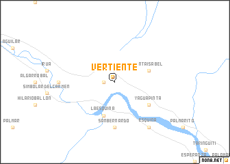 map of Vertiente