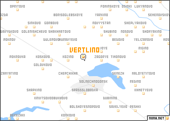 map of Vertlino