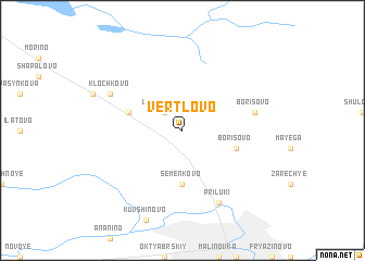 map of Vertlovo