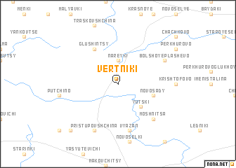 map of Vertniki