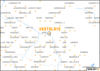 map of Vertolaye
