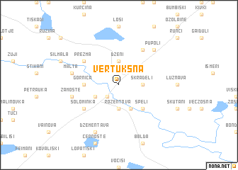 map of Vertūkšņa