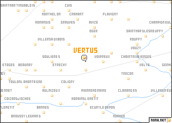 map of Vertus