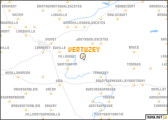 map of Vertuzey