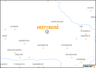 map of Vertyagino