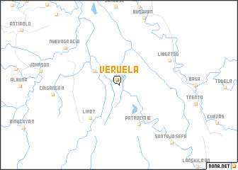 map of Veruela