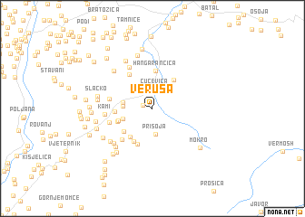 map of Veruša