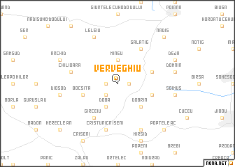 map of Verveghiu