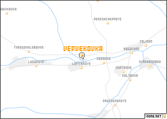 map of Vervekovka