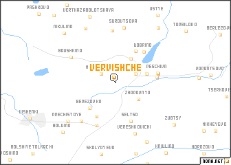 map of Vervishche