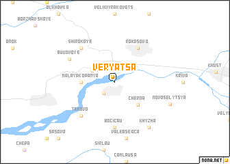 map of Veryatsa