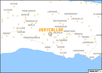 map of Ver y Callar