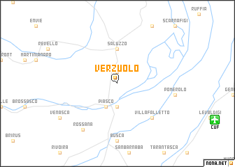 map of Verzuolo