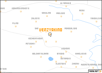 map of Verzyakino