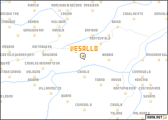 map of Vesallo
