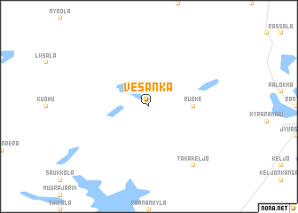 map of Vesanka