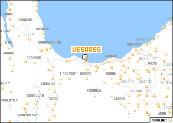 map of Vesares