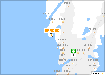 map of Vesāva