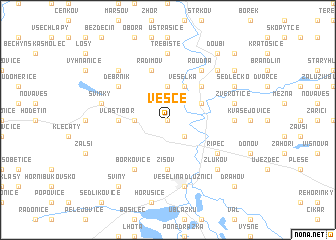 map of Vesce