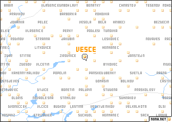 map of Vesce