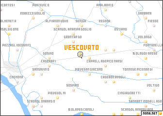 map of Vescovato