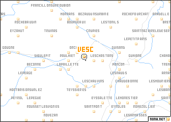 map of Vesc