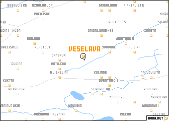 map of Veselava