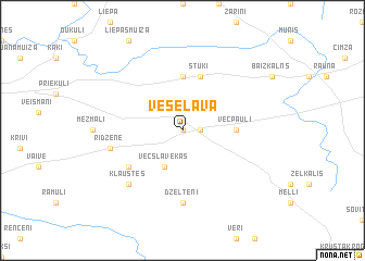 map of Veselava