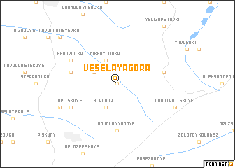 map of Vesëlaya Gora
