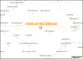 map of Vesëlaya Slobodka