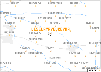 map of Vesëlaya Yevreyka