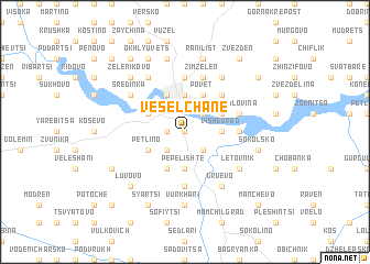 map of Veselchane