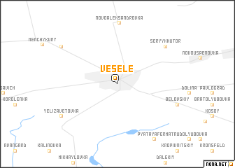 map of Vesele