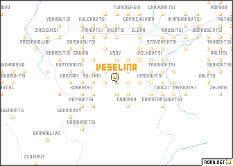 map of Veselina