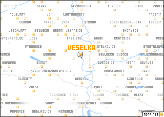 map of Veselka