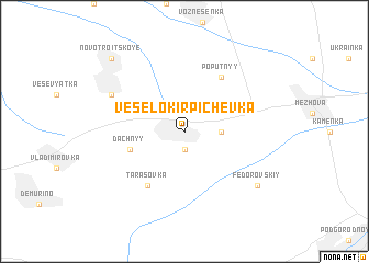 map of Vesëlo-Kirpichëvka
