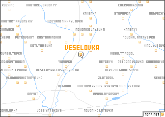 map of Veselovka