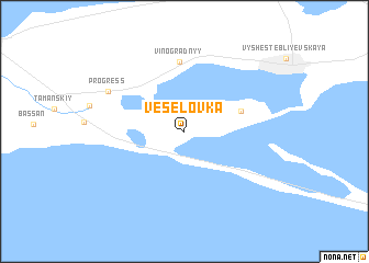 map of Veselovka