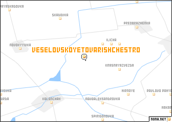 map of Veselovskoye Tovarishchestro