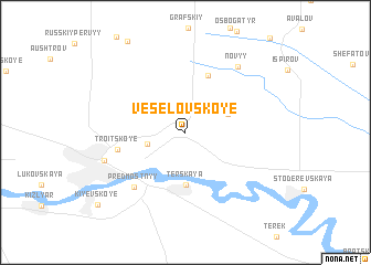 map of Veselovskoye