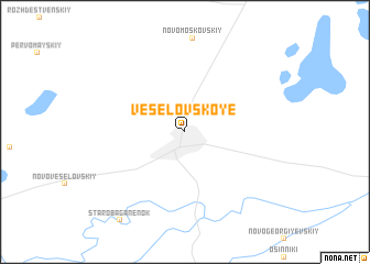map of Veselovskoye