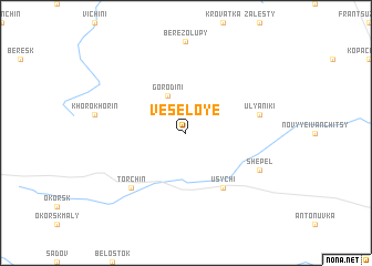 map of Veseloye