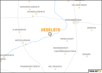 map of Veseloye