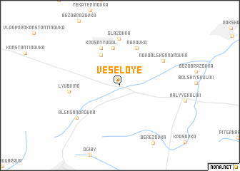 map of Vesëloye