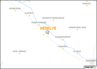 map of Vesel\