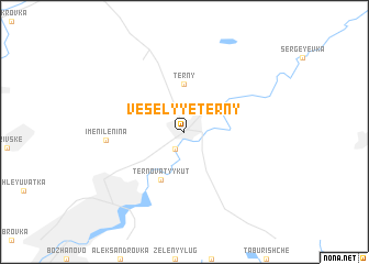 map of Vesëlyye Tërny